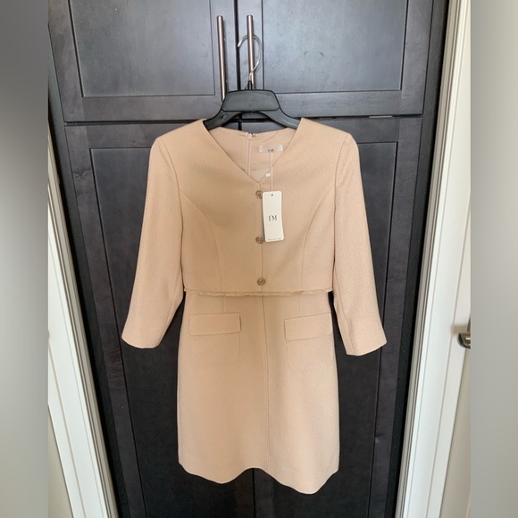 Beautiful tweed blazer dress NWT preppy minimalist style - Picture 4 of 5